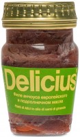 Филе Delicius анчоуса европейского в подсолнечном масле 78г