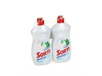 Жидкость для мытья посуды SORTI с Алоэ вера, 500мл, в упаковке 2 шт.