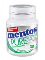 Жевательная резинка Mentos Pure white Нежная Мята 54г