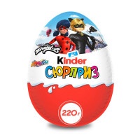 Яйцо шоколадное Kinder Сюрприз с игрушкой, 220г
