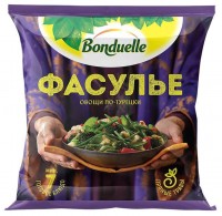 Овощная смесь Bonduelle быстрозамороженная Овощи по-турецки Фасулье, 400 г