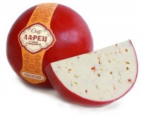 Сыр Ларец с чили и паприкой полутвердый 50%, 0,9-1,1кг