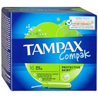 Тампоны с аппликатором Tampax Compak Super, 16 шт.