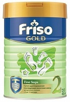 Смесь для детей Friso Gold 2 сухая адаптированная молочная с 6 до 12 месяцев 400г