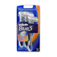 Станки Gillette Blue3 для бритья одноразовые, 3 шт