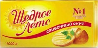 Маргарин Щедрое лето сливочный вкус 72%, 1000г