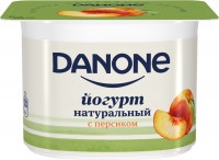 Йогурт Danone персик 2,9%, 110г
