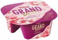 Десерт Ehrmann Grand duet Мечта единорога творожный со вкусом ягодного мороженого 5,5%, 135г