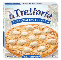 Пицца La Trattoria Четыре сыра замороженная, 335г