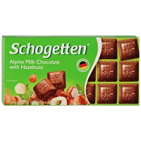 Шоколад молочный Schogetten с лесными орехами 100г