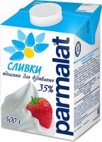 Сливки Parmalat ультрапастеризованные 35%, 0,5 л