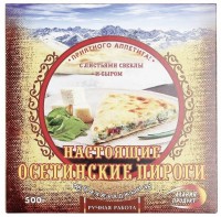 Пирог Алания продукт Осетинский с листьями свеклы и сыром замороженный 500г