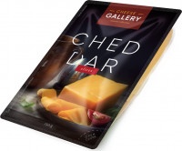 Сыр Cheese Gallery Cheddar красный нарезка 45%, 150г