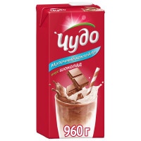 Коктейль Чудо молочное вкус Шоколад 2%, 960 гр