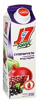 Нектар J7 Тонус Суперфрукты с экстрактом ягод годжи для детского питания 0,9л