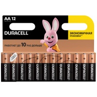 Батарейка алкалиновая Duracell Basic AA LR6, 12шт