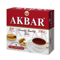 Чай Akbar 100 Years черный 100пак*2г