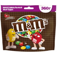 Драже M&M’s с молочным шоколадом, 360г