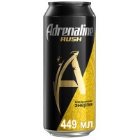 Энергетический напиток Adrenaline Juicy Апельсин 0.449л