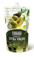 Майонез Слобода Extra virgin с оливковым маслом 67%, 400г