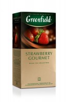 Чай GREENFIELD Strawberry Gourmet пакетированный, 25 пакетиков