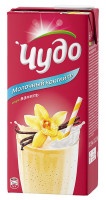 Коктейль молочный Чудо вкус Ваниль 2%, 960 гр