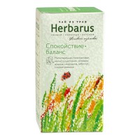 Напиток Herbarus Спокойствие баланс чайный 24 пакетика по 1.6 г