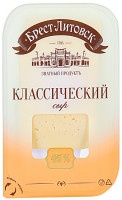 Сыр Брест-Литовск классический нарезка 45% 150г