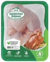 Окорочок Здоровая ферма куриный охлажденный, цена за кг