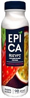 Йогурт Epica питьевой клубника маракуйя 2,5%, 290г