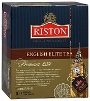 Чай Riston English Elite черный байховый с ароматом бергамота, 100пак*2г