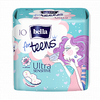 Прокладки гигиенические Bella for teens Ultra Sensitive, 10 шт.