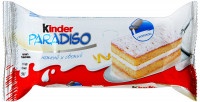 Пирожное Kinder Paradiso бисквитное с молоком 22%, 29 гр