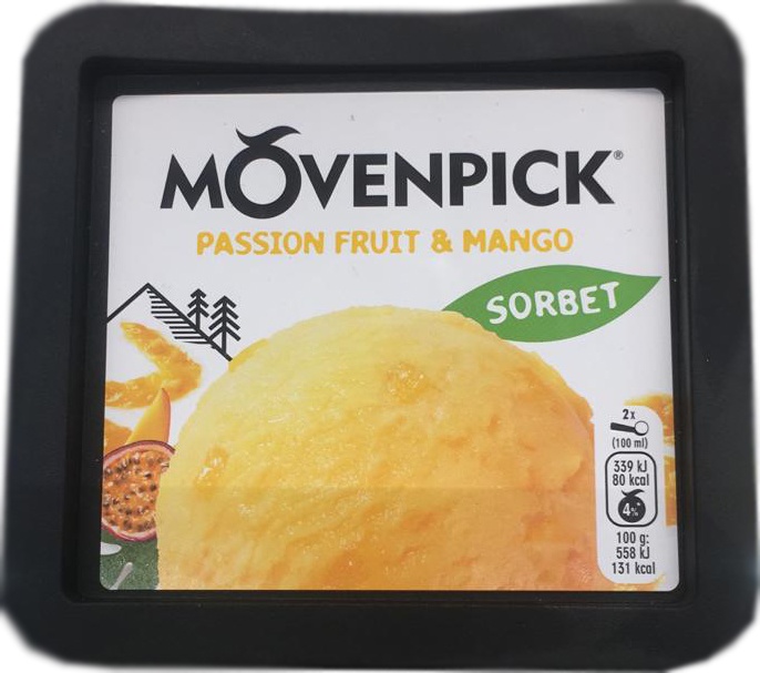 Манго купить озон. Мовенпик мороженое манго. Мовенпик манго маракуйя. Movenpick сорбет манго. Мороженое Movenpick манго маракуйя.