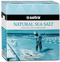 Соль Setra морская натуральная 500г