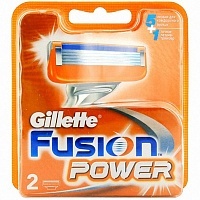 Кассеты Gillette Fusion Power сменные для бритвенного станка 2шт