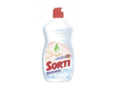 Средство для мытья посуды SORTI с витамином Е, 500мл, в упаковке 2 шт.