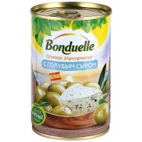 Оливки Bonduelle с голубым сыром 314мл