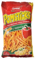 Чипсы Lorenz Pomsticks картофельные соломкой с паприкой 100г