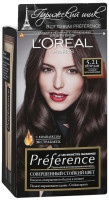 Краска для волос L'Oreal Preference Нотр-Дам оттенок 5.21 Глубокий светло-каштановый, 174 мл