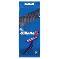 Станки Gillette 2 для бритья одноразовые, 5 шт