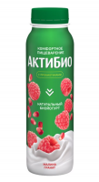 Йогурт питьевой Актибио малина-гранат 1.5%, 260г