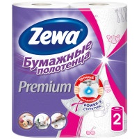Бумажные полотенца Zewa Premium Decor, 2 слоя, 2 рулона