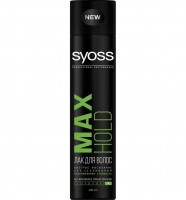 Лак для волос Syoss Professional Max Hold, максимально сильная фиксация, 400 мл