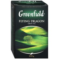 Чай Greenfield Flying Dragon китайский зеленый байховый крупнолистовой 200г