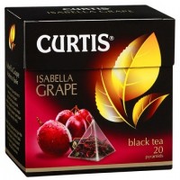 Чай Curtis Isabella Grape черный с кусочками и ароматом винограда 20х1.8г