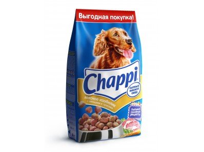 Корм для собак CHAPPI Мясное изобилие с Овощами и Травами, 8500г
