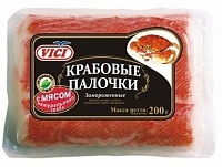 Крабовые палочки Vici натуральное мясо 200г