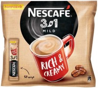 Кофе Nescafe 3в1 Мягкий растворимый 50х16г