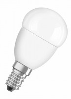 Лампа Osram LED светодиодная матовая теплый свет 5,4W, P40, E27